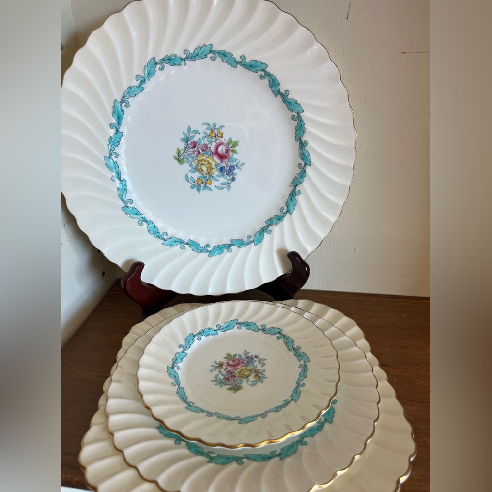 Vintage Minton Ardmore 4 Piece Plate Setting